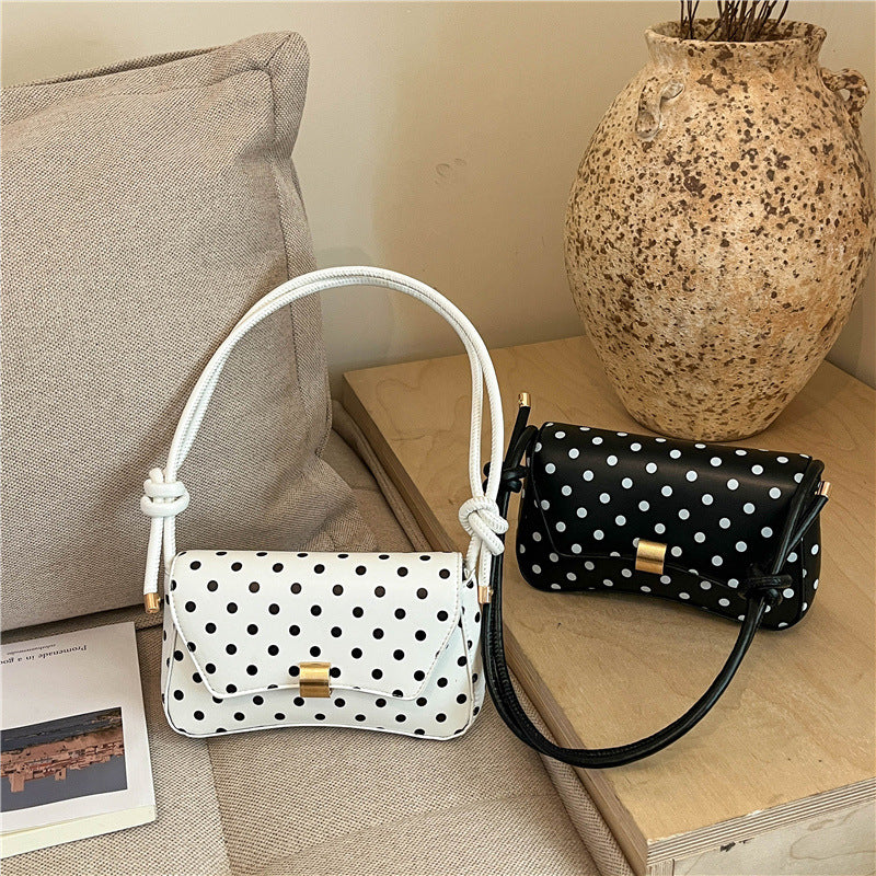WoChic Polka Dot Schulter Handtasche Karnz