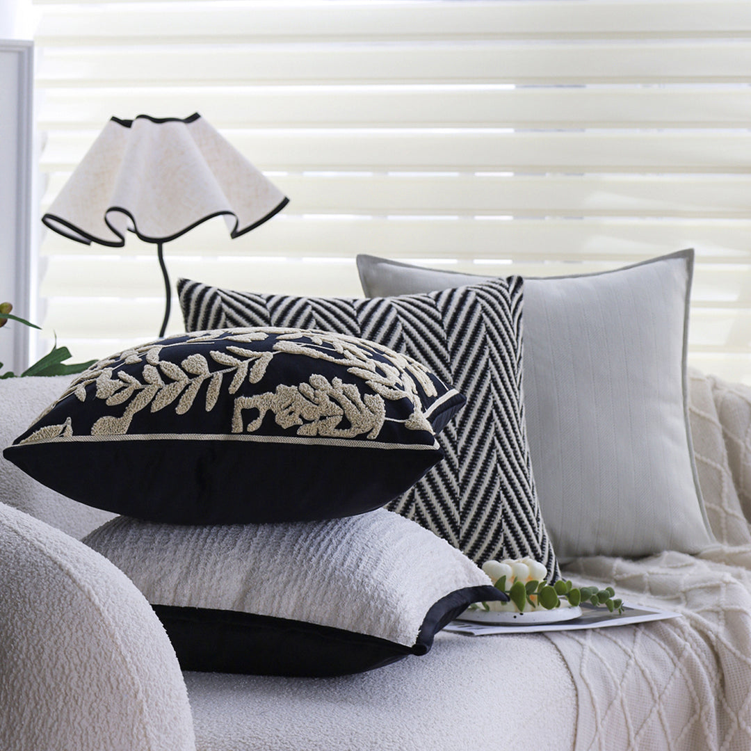 Elegantes Wohnkissen mit strukturiertem Design
