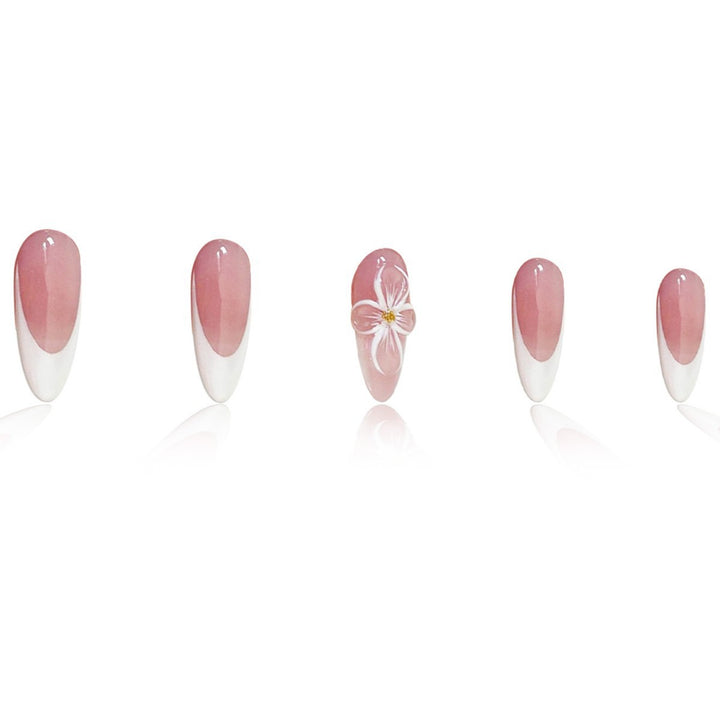 Elegantes Künstlerisches Aufkleben Nagelset Karnz