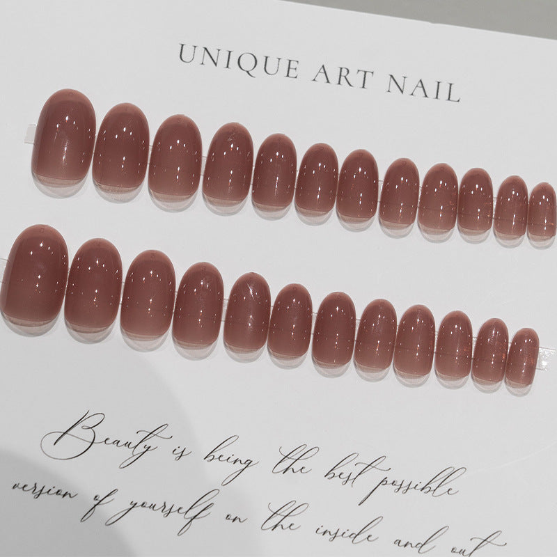 Elegantes Glänzendes Press-On-Nagelset 1790727522