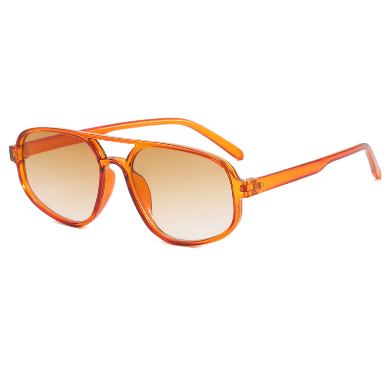 Damen modische Oversized-Sonnenbrille mit trendy Rahmen Karnz