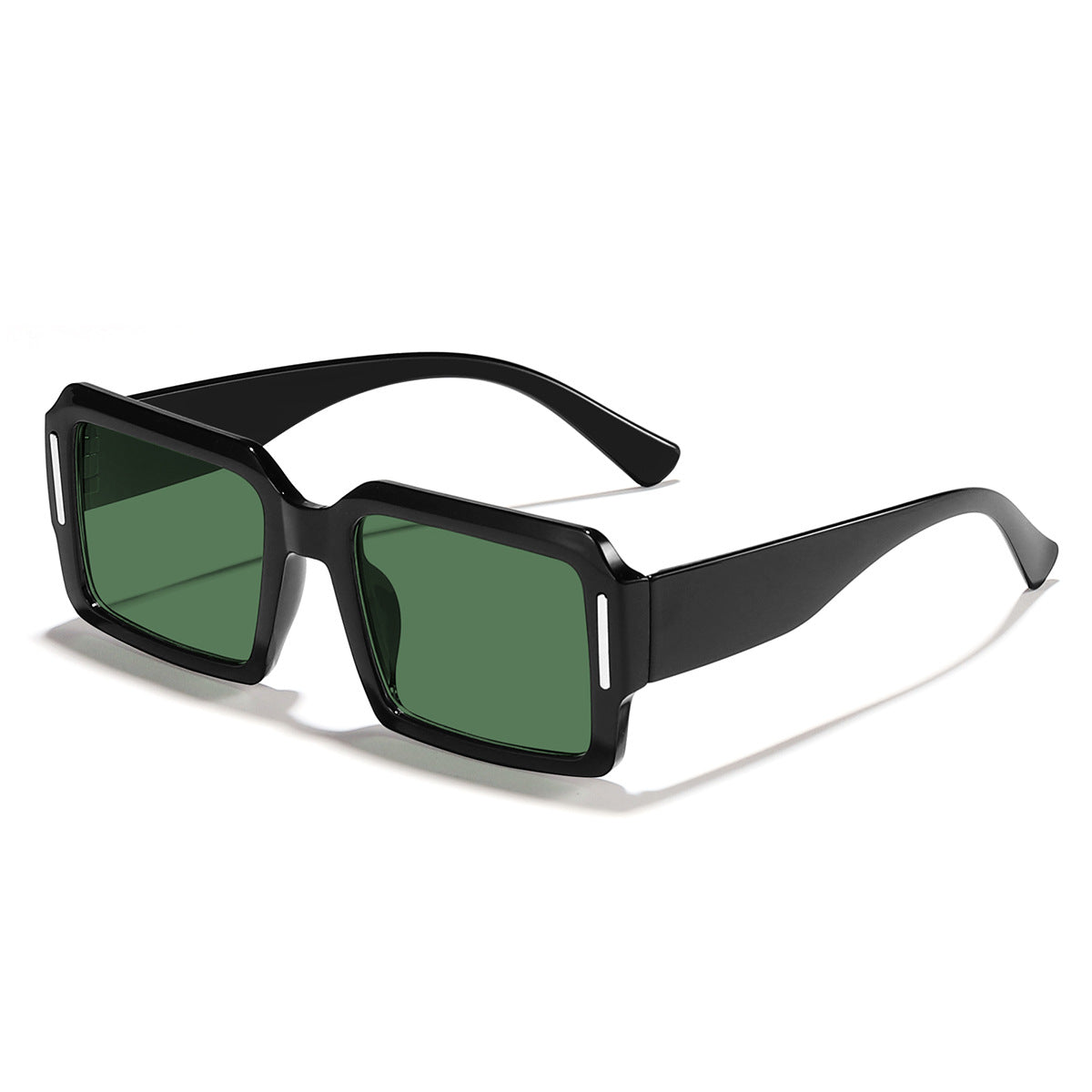 Damen modische quadratische Sonnenbrille mit stylischem Kunststoffrahmen Karnz