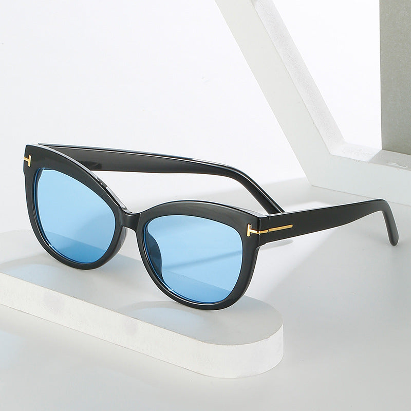 Chic Oversized Katzenaugen-Sonnenbrille Karnz