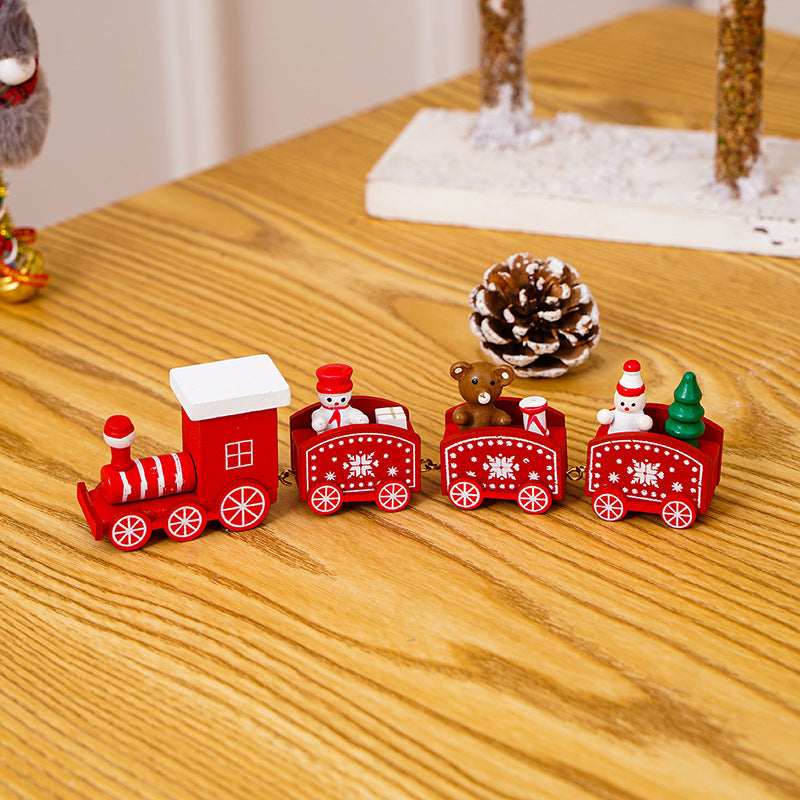 Dekoratives Weihnachtszug-Set Karnz