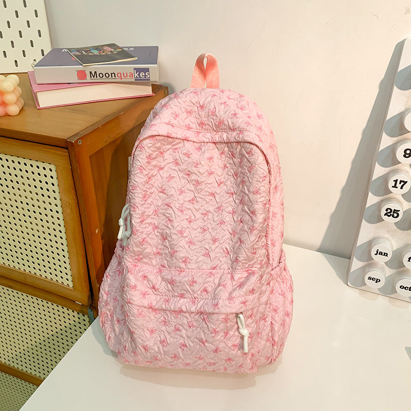 Gestepptes floral gemustertes Rucksack Karnz
