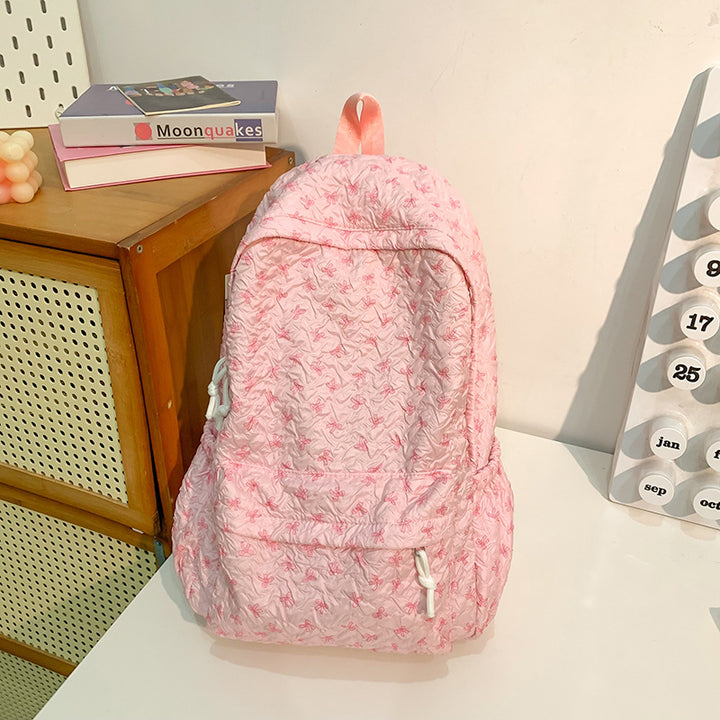 Gestepptes floral gemustertes Rucksack Karnz