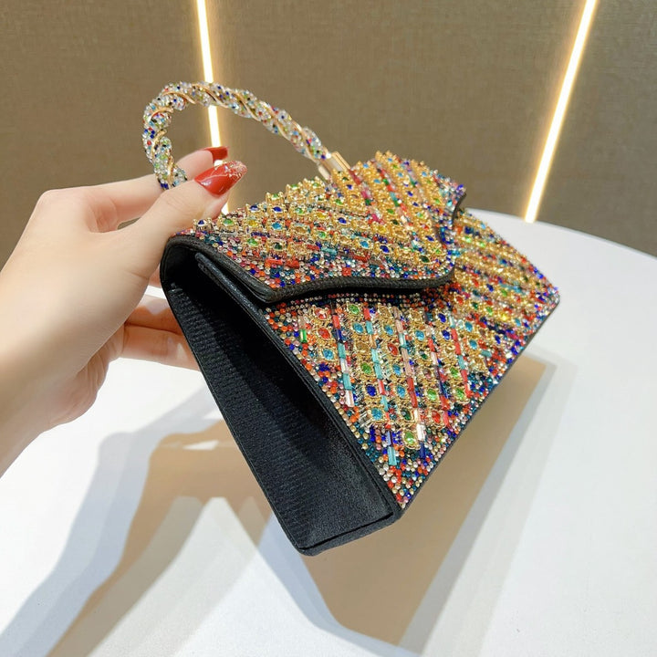 Strukturierte Abendhandtasche