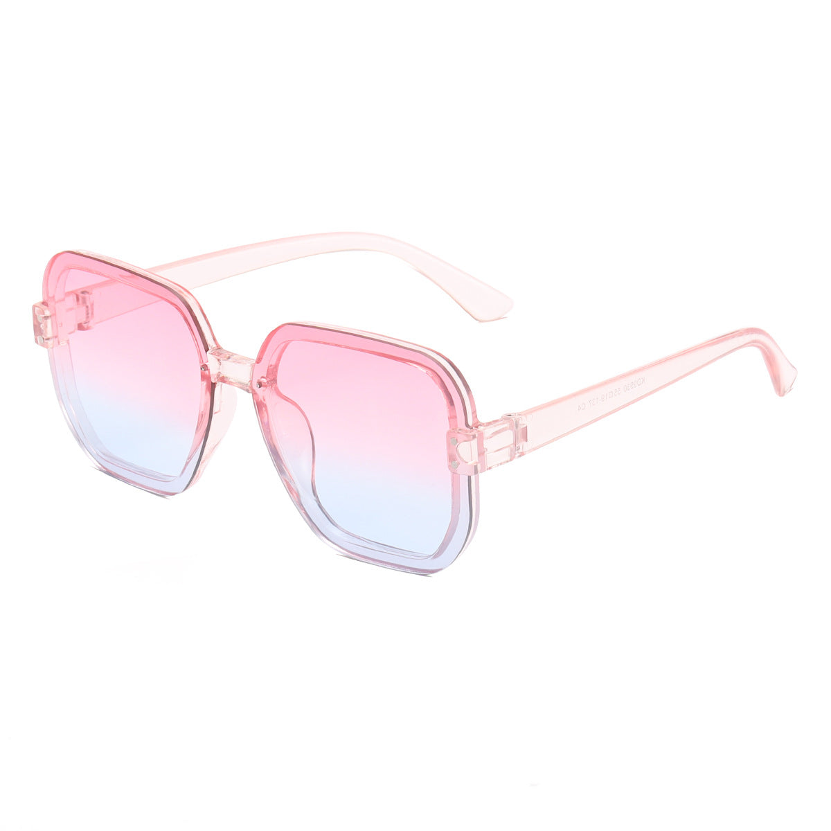 Damen modische quadratische Sonnenbrille mit gradienten Gläsern Karnz