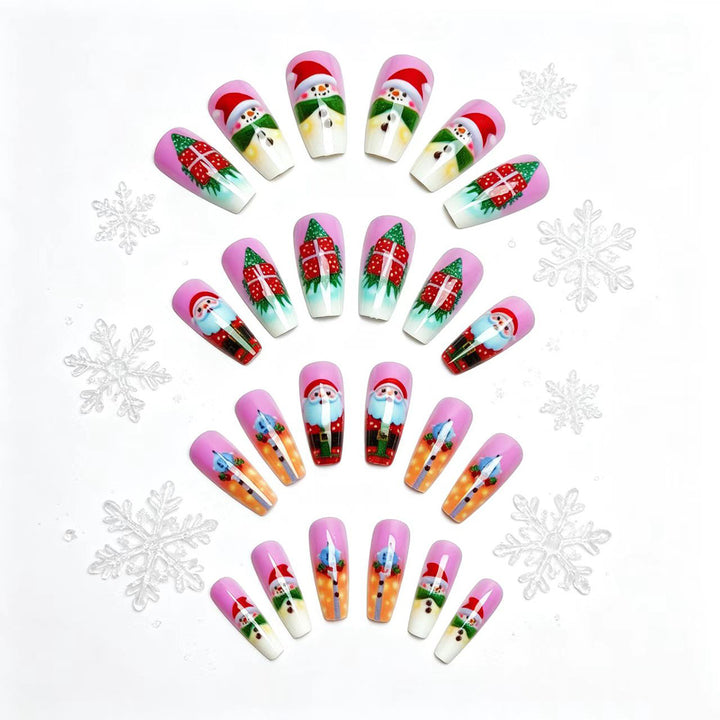 Festliche Nail Art Kunstnägel Karnz