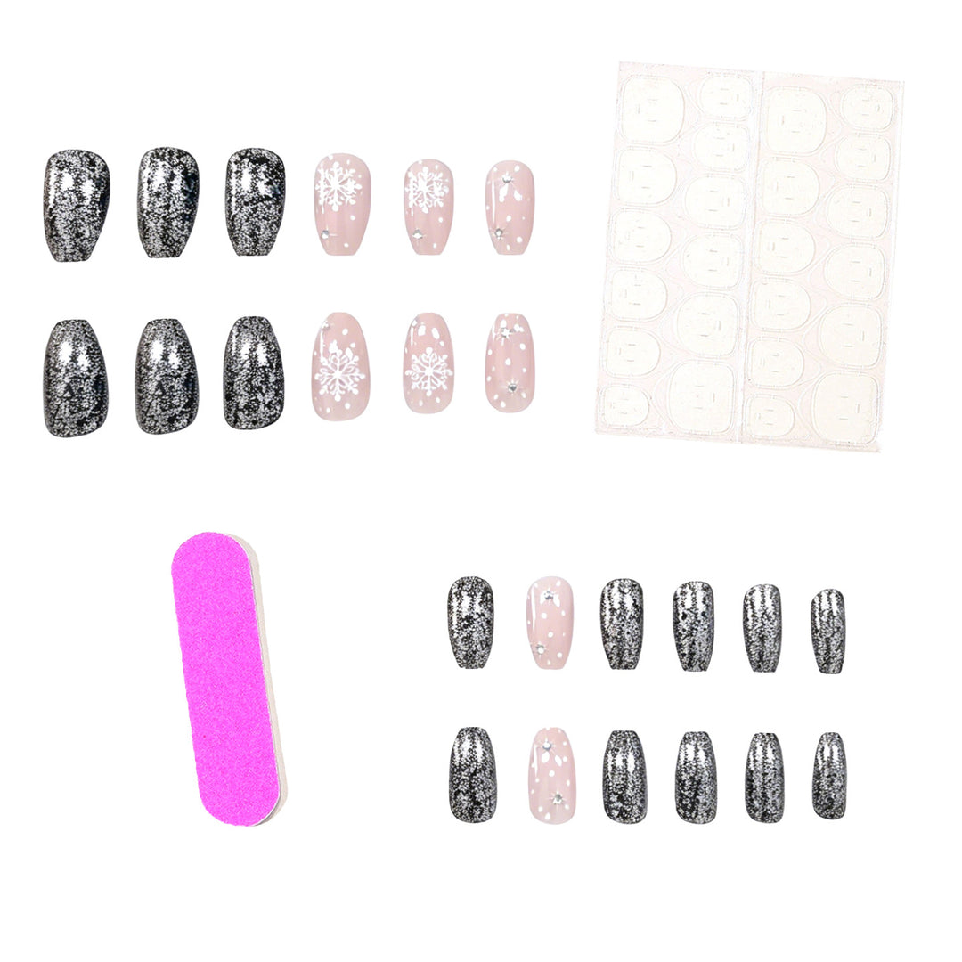 Festliche Glitter-Nagelkunst-Verstärkungen Karnz