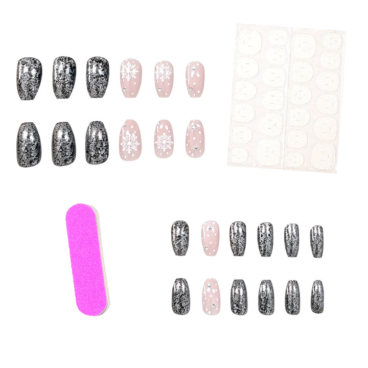 Festliche Glitter-Nagelkunst-Verstärkungen Karnz