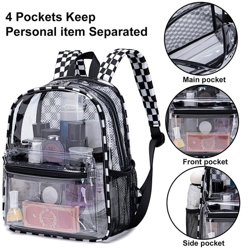 Unisex Transparente Schulrucksack Karnz