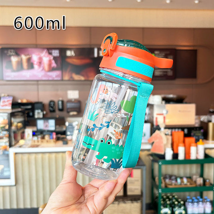 Damen Kindgerechte Trinkflasche mit Dinosaurier-Motiv Karnz