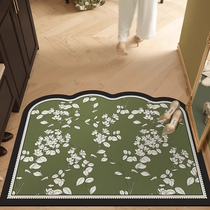 Elegante Botanische Design Komfortmatte für Zuhause