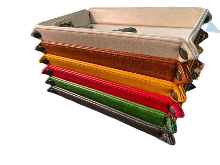 Stylische Leder Organizer Tray Karnz