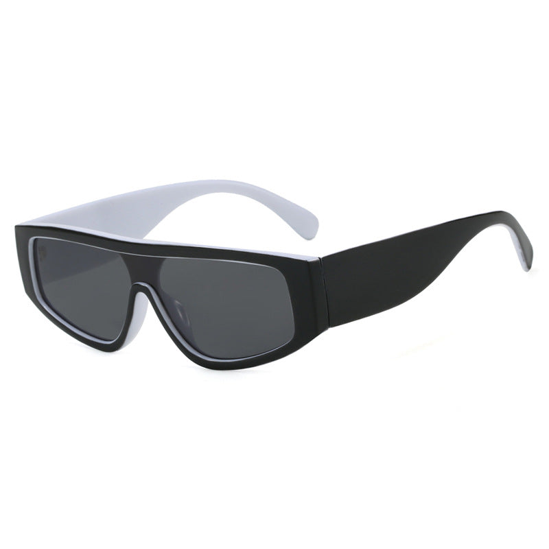 Damen modische Sportsonnenbrille mit innovativem Design und breitem Rahmen Karnz