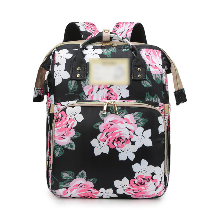 Blumenmuster Multi-Funktions-Rucksack Karnz