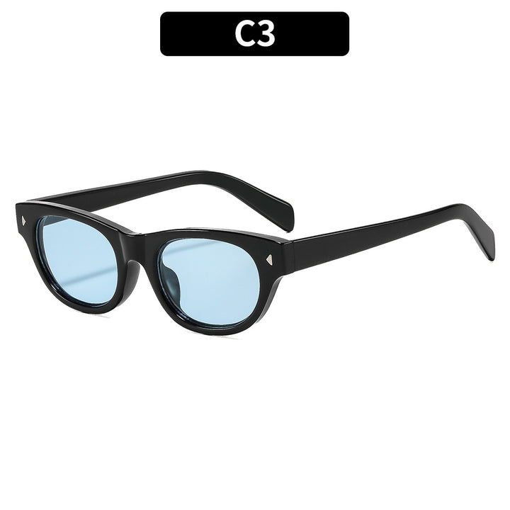 Zeitgenössische stilvolle rechteckige Sonnenbrille