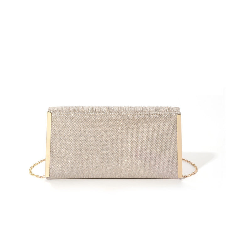 Metallic Abend-Clutch