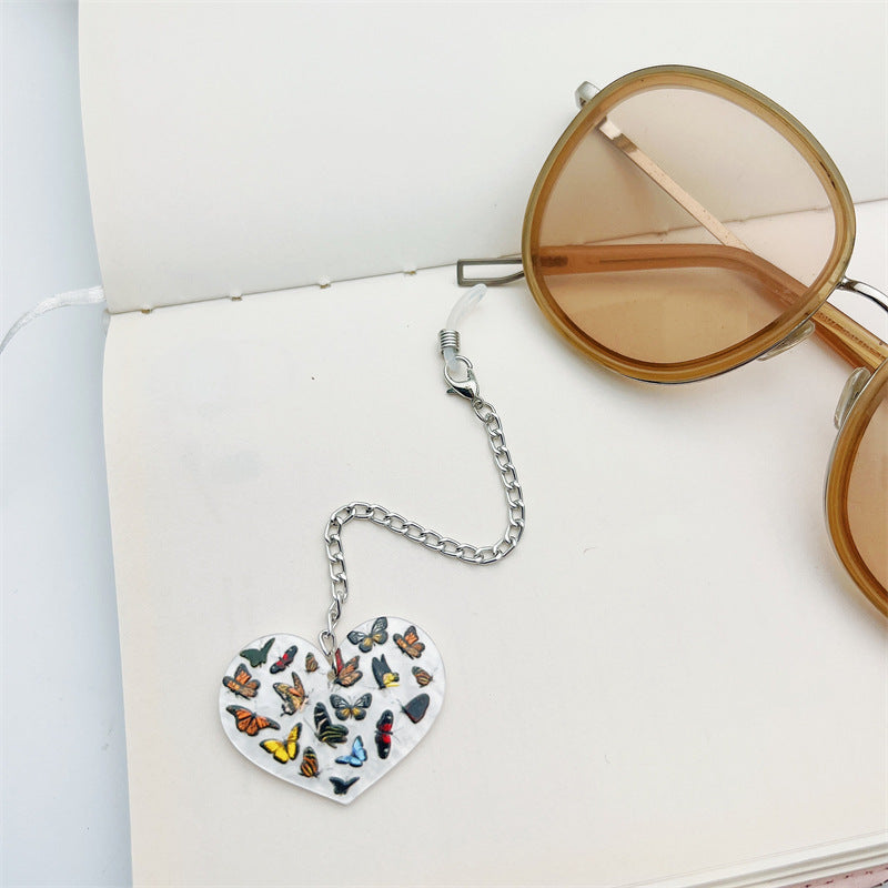 Herz-Design Brillenkettenhalter Karnz