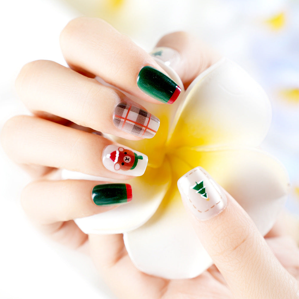 Festliches Themen-Press-On-Nagelset Karnz