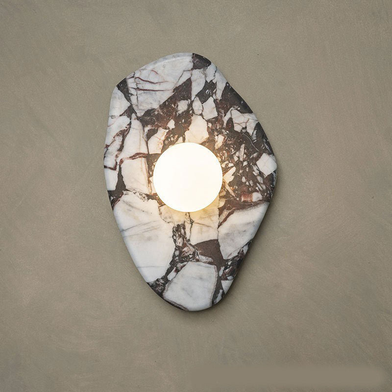 Elegante Künstlerische Marmor Wandleuchte