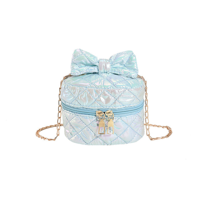 Gepolsterte Mini-Handtasche mit Schleifendetail