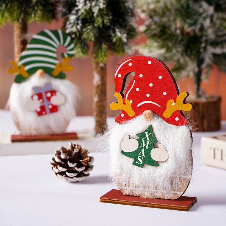 Weihnachtsmann Dekofigur im rustikalen Design Karnz