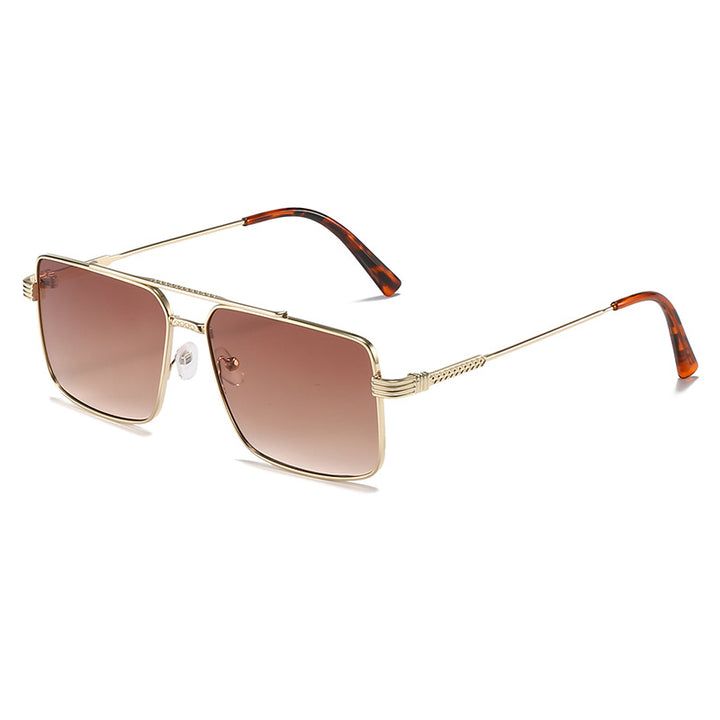 Elegante Übergroße Quadratische Rahmen Sonnenbrille Karnz