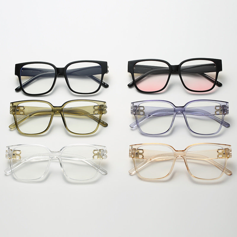 Damen modische quadratische Sonnenbrille mit elegantem Logo Karnz