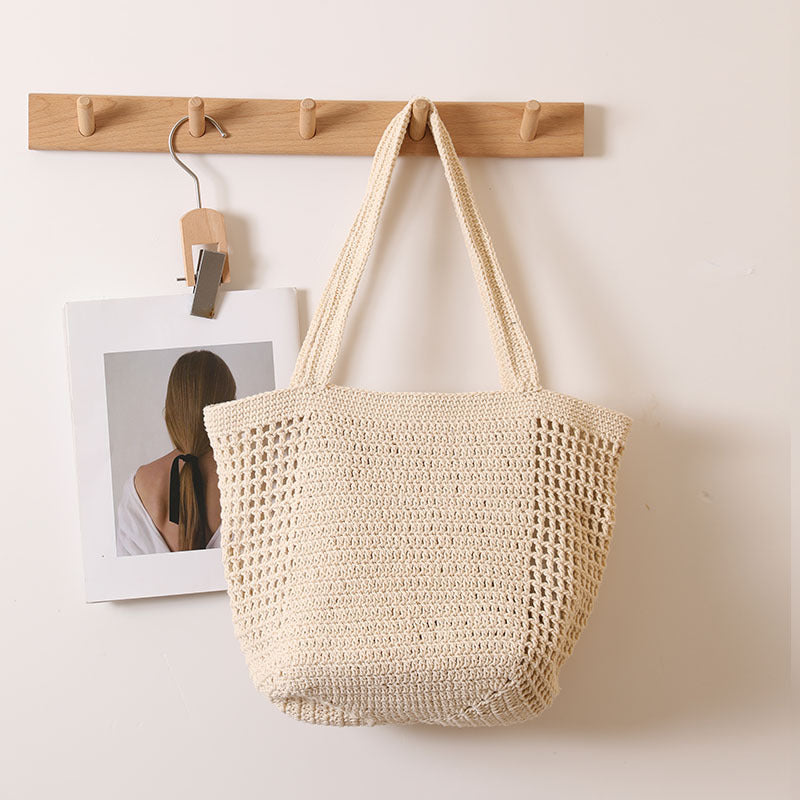 Damen Handgeknüpfte Einkaufs- und Strandtasche Karnz