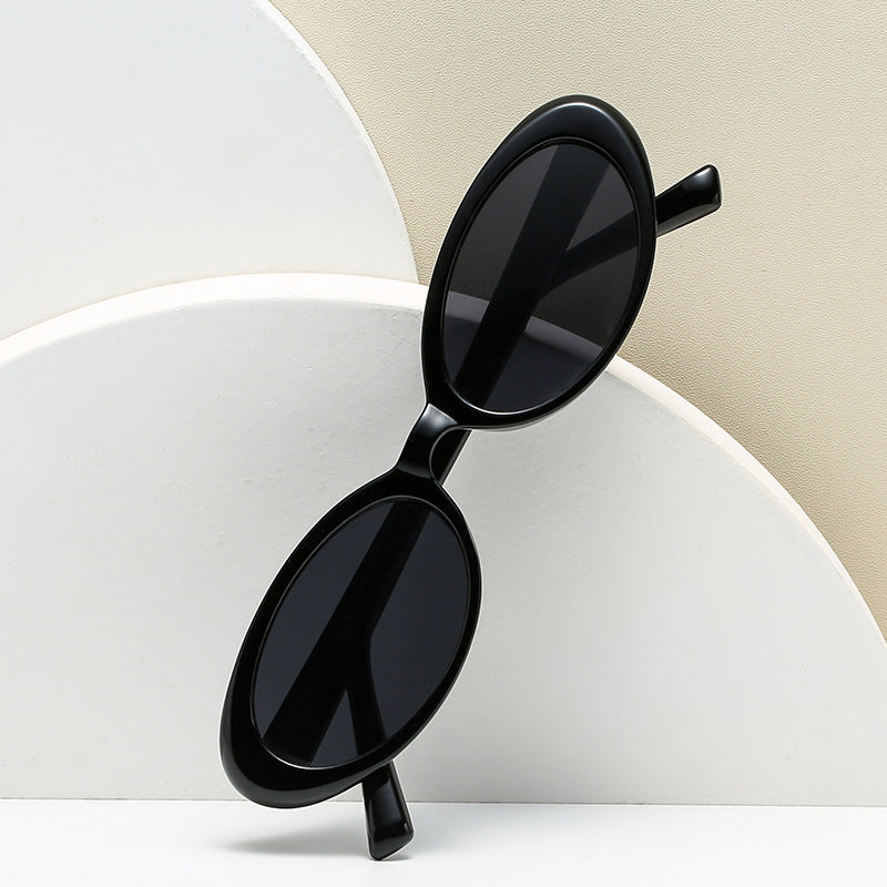 Damen elegante Cat-Eye Sonnenbrille mit einzigartigem Animal-Print Karnz