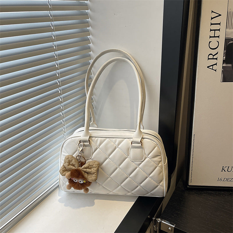 Gepolsterte Kunstleder-Handtasche Karnz