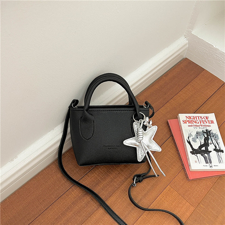 Elegante Texturierte Lederhandtasche