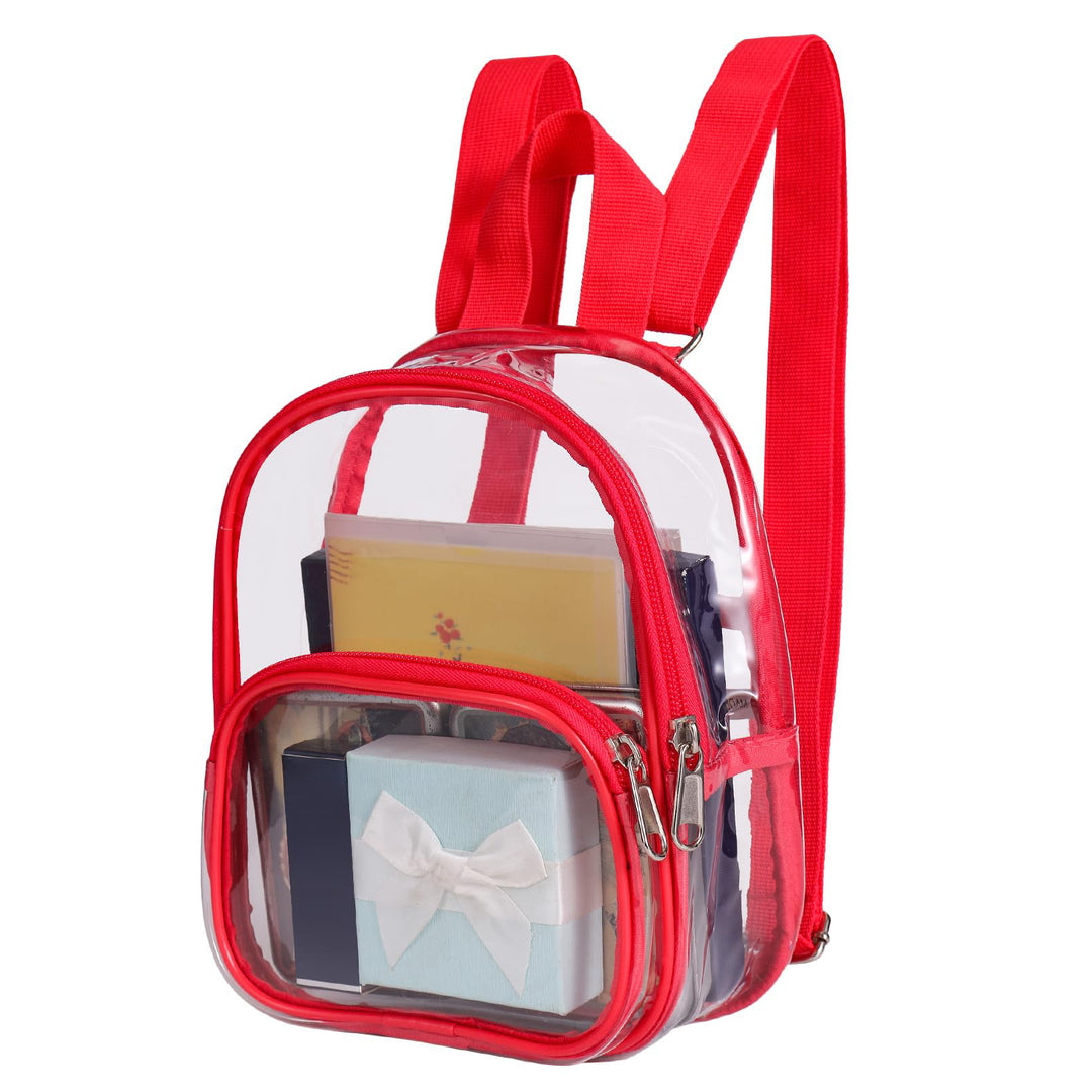Unisex durchsichtiger Rucksack mit mehreren Fächern Karnz