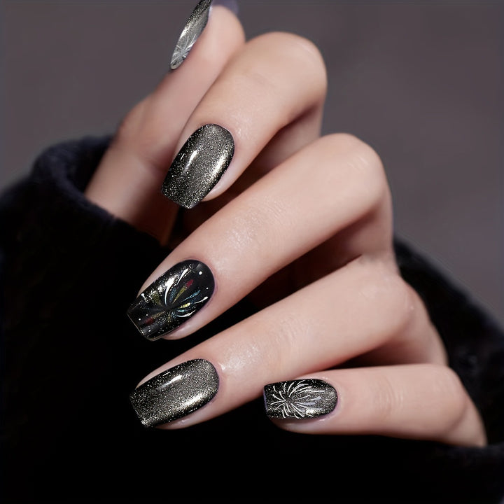 Elegante Glitzer-Nagelkunst-Verlängerungen Karnz