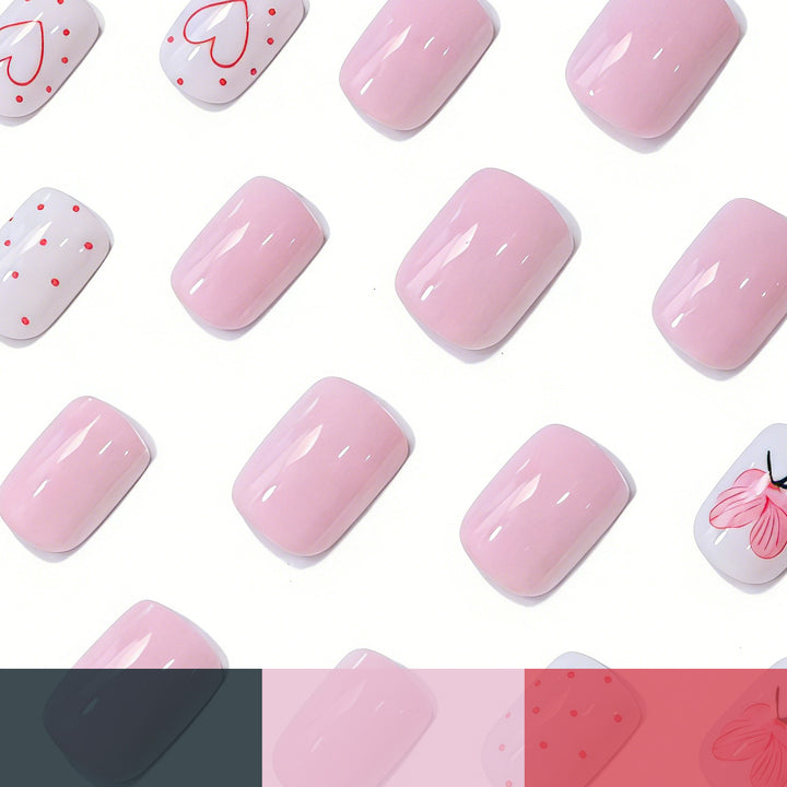 Kreatives Florales Acrylnagelkunstset Karnz