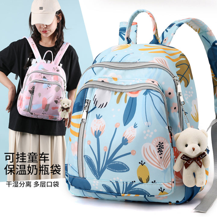 Verspielter Cartoon-Muster-Rucksack Karnz