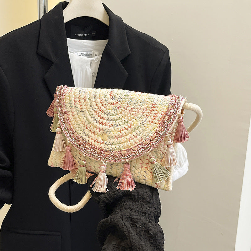 Bohemian Gewobene Clutch-Tasche Karnz