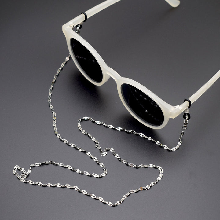 Stylische Silberketten Brillenhalter Karnz