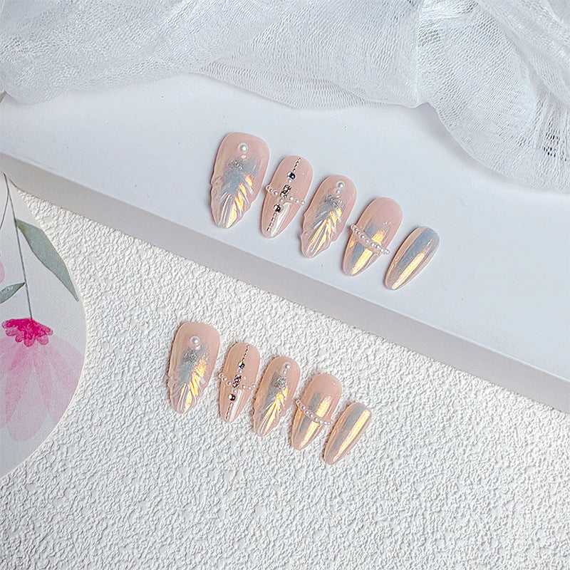 Premium French Tip Press-On Nails Karnz