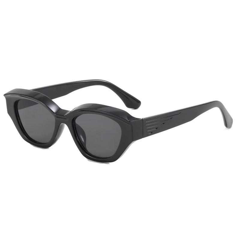 Damen modische Sonnenbrille mit futuristischem Design Karnz