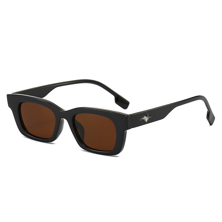 Moderne Minimalistische Quadratische Sonnenbrille