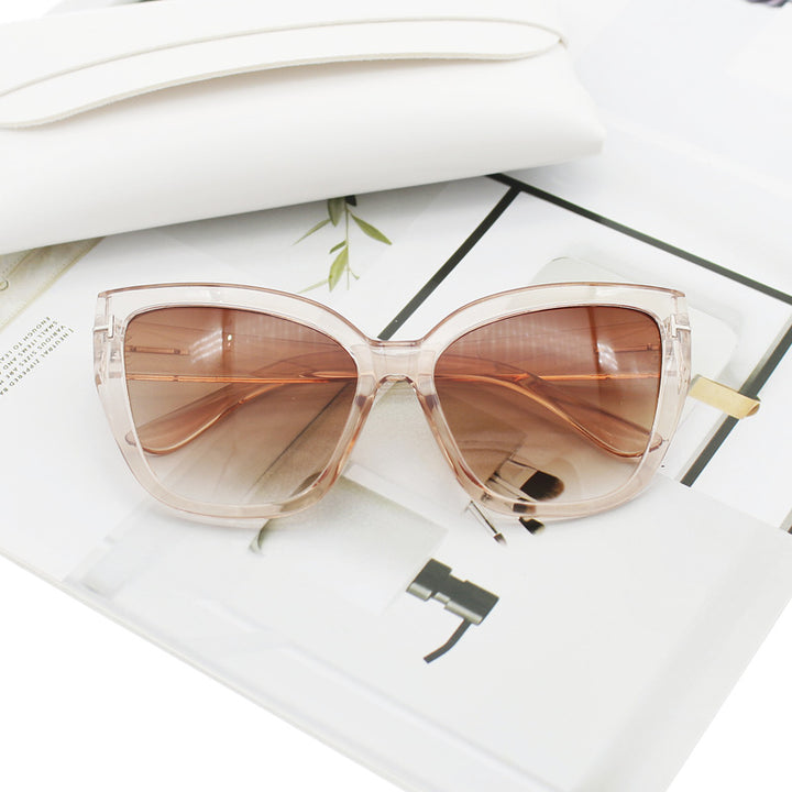 Damen Cat-Eye Sonnenbrille mit eleganten Akzenten Karnz