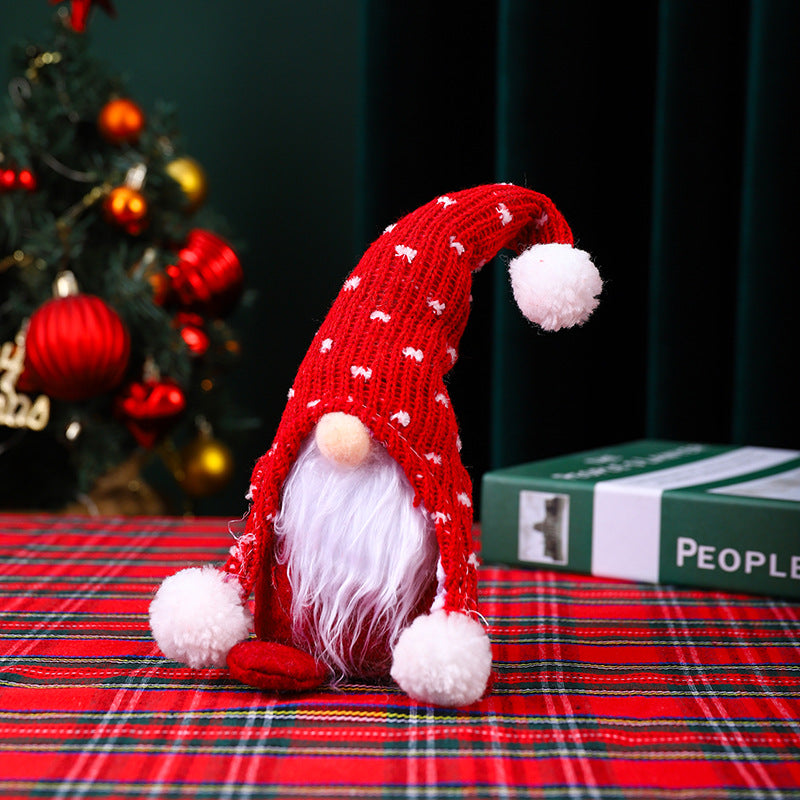 Dekorative Weihnachtsgnom Figur Karnz