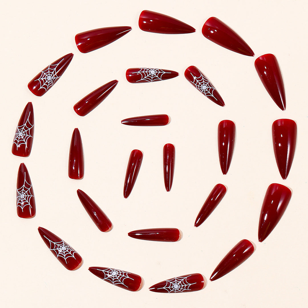 Halloween-Themen Stiletto Nagelkunst Extensions Karnz