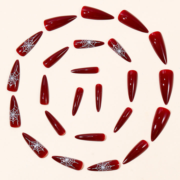Halloween-Themen Stiletto Nagelkunst Extensions Karnz
