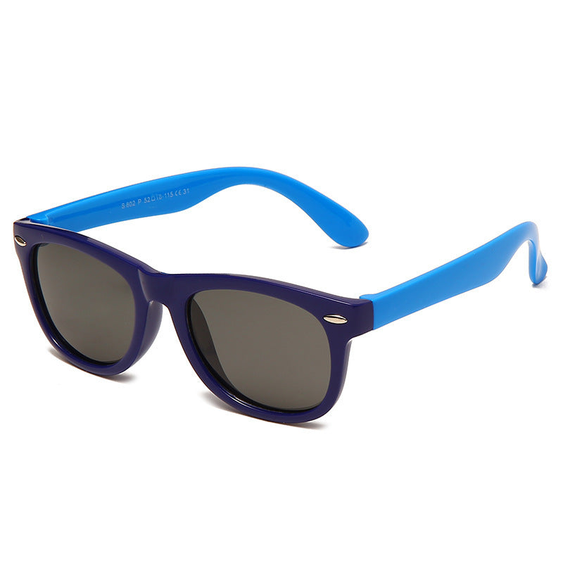 Karnz | Kinder Flex Sonnenbrille mit flexiblem und robustem Rahmen