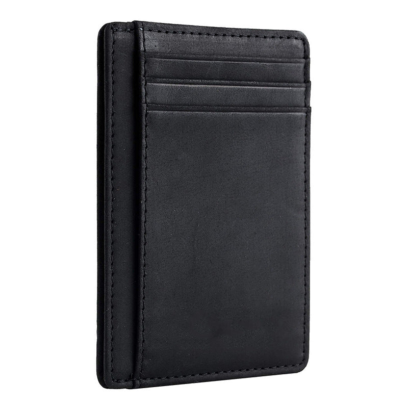 Vintage-inspirierter Leder-Kartenhalter Karnz