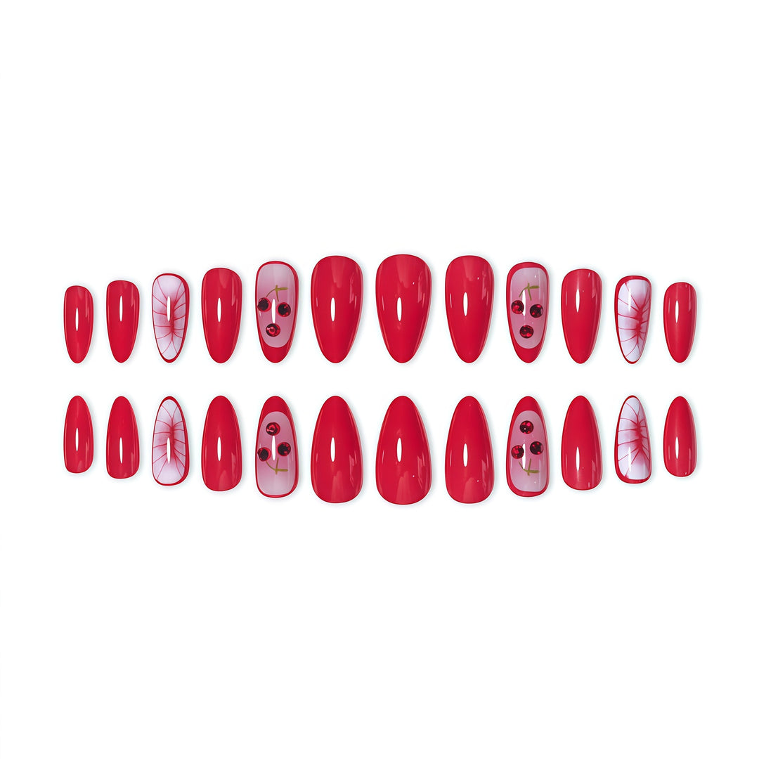 Kreative Cherry Nagelkunst Verlängerungen Karnz